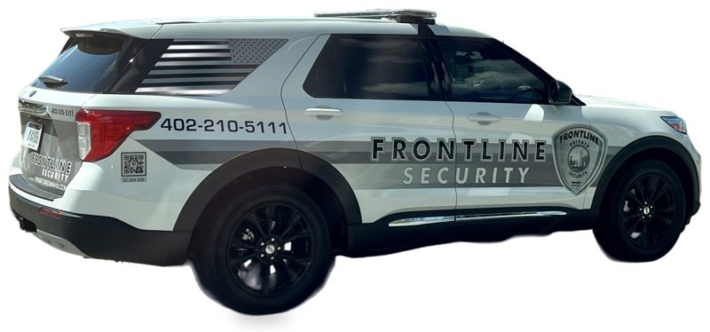 Frontline Security patrol SUV